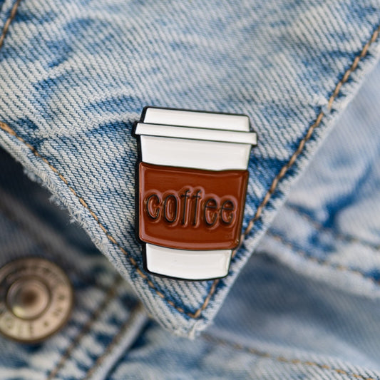 Coffee Travel Mug - Enamel Pin