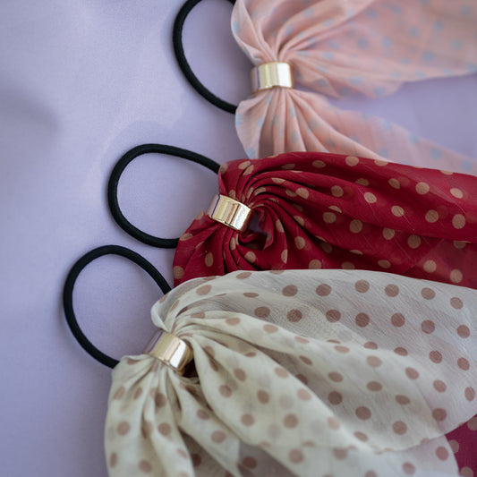 Hair Tie con Lazo de Tela – Varias Opciones