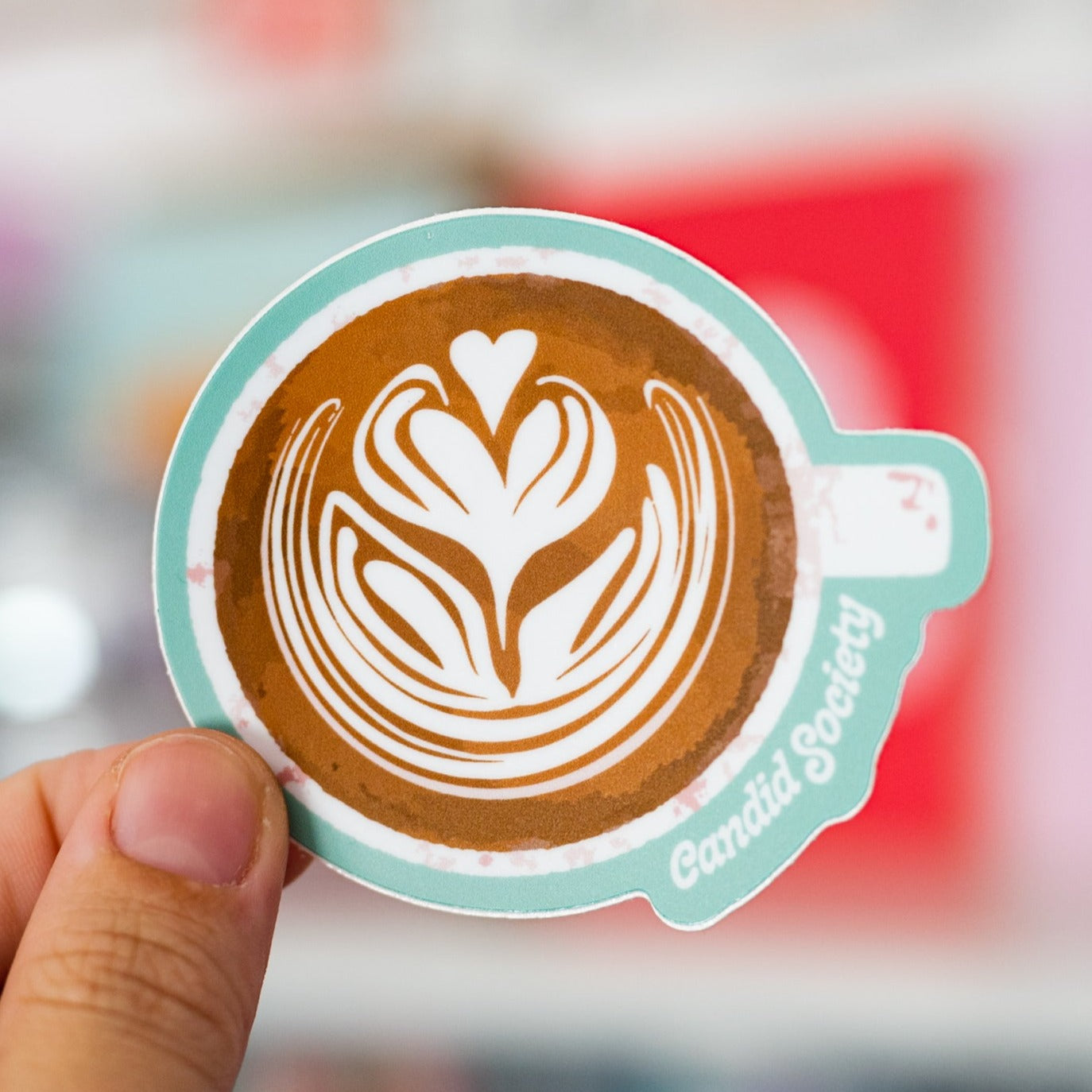 81 - Latte Art - Premium Sticker