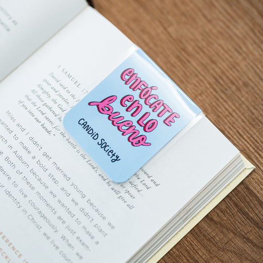Enfócate en lo Bueno - Magnetic Bookmark