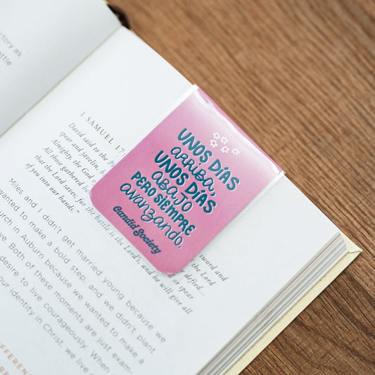 Unos días arriba, unos días abajo - Magnetic Bookmark
