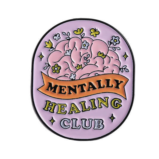 Mentally healing Club - Enamel Pin