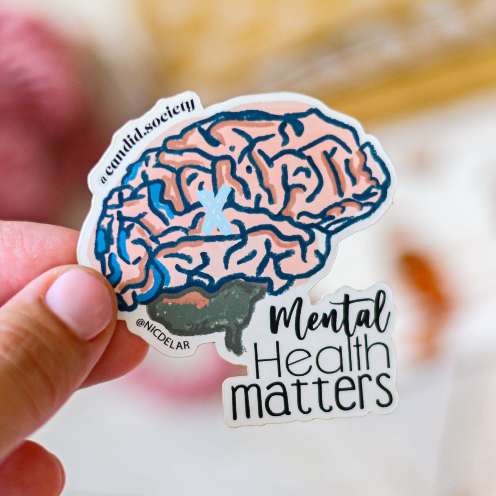 25 - Mental Health Matters (original) - Premium Sticker