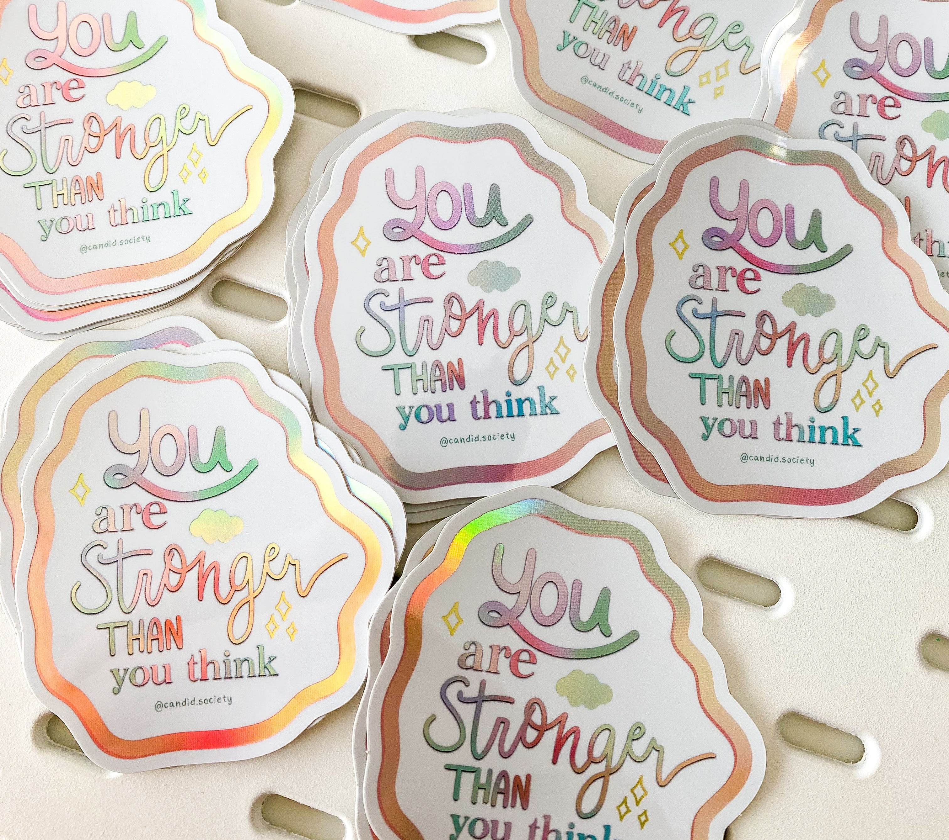10 - You are STRONGER than You Think - Premium Sticker